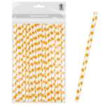 Ursus PAPIERSTROHHALME M PUNKTE ORANGE