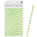 Ursus PAPIERSTROHHALME M PUNKTE GRÜN