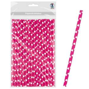 Ursus PAPIERSTROHHALME M HERZEN EOSIN