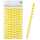 Ursus PAPIERSTROHHALME L STREIFEN GELB