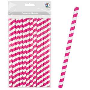 Ursus PAPIERSTROHHALME L STREIFEN EOSIN