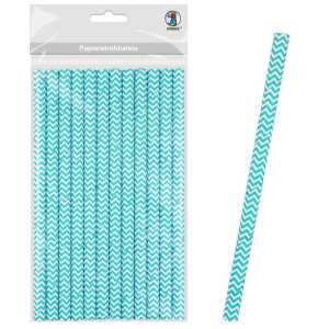 Ursus PAPIERSTROHHALME L CHEVRON PETROL