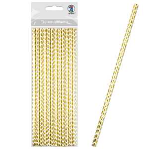 Ursus PAPIERSTROHHALME S CHEVRON GOLD