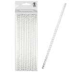 Ursus PAPIERSTROHHALME S CHEVRON SILBER
