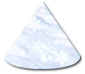 Ursus LAMPENSCHIRMCHEN 10ST.ELEMENTE SCHNEE