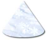 Ursus LAMPENSCHIRMCHEN 10ST.ELEMENTE SCHNEE