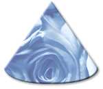 Ursus LAMPENSCHIRMCHEN 10ST.ROSEN MITTELBLAU