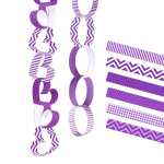 Ursus PAPIERGIRLANDEN "BASIC LILA"