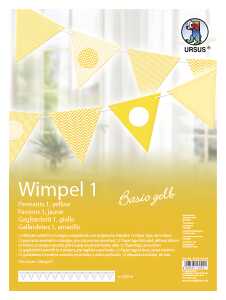 Ursus WIMPEL 1 "BASIC GELB" 4008525179221