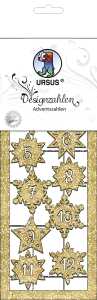 Ursus DESIGNZAHLEN "ADVENTSZAHLEN" GOLD