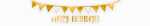 Ursus BANDEROLE "WEISS/GOLD" MOTIV 03