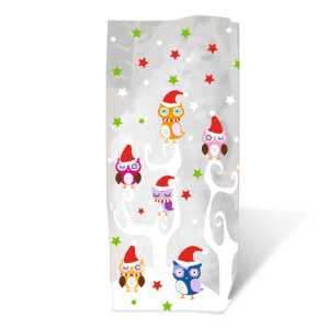 Ursus GESCHENK-BODENBEUTEL EULEN 14,5x23,5CM,10ST.