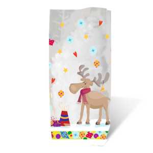 Ursus GESCHENK-BODENBEUTEL ELCHE 14,5x23,5CM,10ST