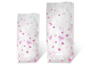 Ursus GESCHENK-BODENBEUTEL HERZEN 11,5x19CM,10ST.