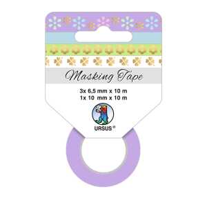 Ursus MASKING TAPE 6,5/10MMx10M 4 RL SET 04 FRÜHLING