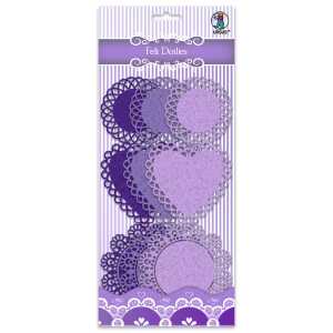 Ursus FELT DOILIES, Ø10CM, Ø8,9CM, Ø7CM 9STK 4008525209218
