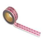 Ursus MASKING TAPE 15MMx10M RAUTE PINK
