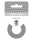 Ursus GLITTER TAPE 15MMx5M ROLLE,PLATIN