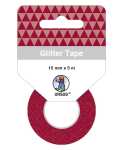Ursus GLITTER TAPE 15MMx5M ROLLE,WEINROT