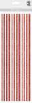 Ursus GLITTER STRIPES JE 3ST 2,5-4-5-6MMX305MM,ROT
