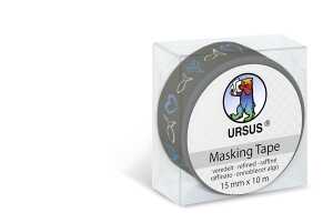 Ursus MASKING TAPE 15MMx10M 21 RELIGION GRAU-BLAU,SILBER