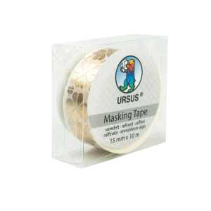 Ursus MASKING TAPE 15MMx10M 34 "KLEEBLATT" GOLD