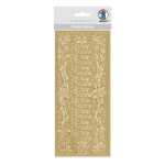 Ursus KREATIV STICKER 10x23CM,MOTIV 07,1ST.GOLD