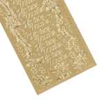 Ursus KREATIV STICKER 10x23CM,MOTIV 07,1ST.GOLD