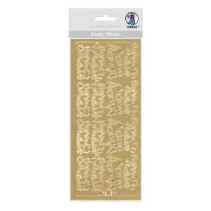 Ursus KREATIV STICKER 10x23CM,MOTIV 10,1ST.GOLD