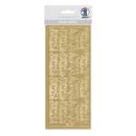 Ursus KREATIV STICKER 10x23CM,MOTIV 10,1ST.GOLD