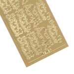 Ursus KREATIV STICKER 10x23CM,MOTIV 10,1ST.GOLD