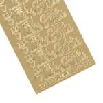 Ursus KREATIV STICKER 10x23CM,MOTIV 102,1ST.GOLD