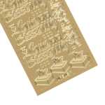 Ursus KREATIV STICKER 10x23CM,MOTIV 106,1ST.GOLD