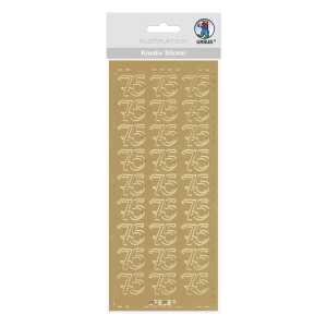 Ursus KREATIV STICKER 10x23CM,MOTIV 108,1ST.GOLD
