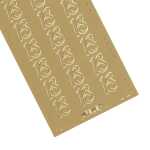 Ursus KREATIV STICKER 10x23CM,MOTIV:111,1ST.GOLD