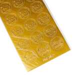 Ursus KREATIV STICKER 10x23CM,MOTIV 121,1ST.GOLD