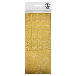 Ursus KREATIV STICKER 10x23CM,MOTIV 125,1ST.GOLD