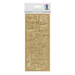 Ursus KREATIV STICKER 10x23CM,MOTIV 23,1ST.GOLD