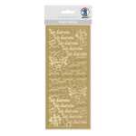 Ursus KREATIV STICKER 10x23CM,MOTIV 28,1ST.GOLD