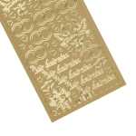 Ursus KREATIV STICKER 10x23CM,MOTIV 28,1ST.GOLD