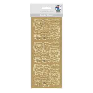 Ursus KREATIV STICKER 10x23CM,MOTIV 29,1ST.GOLD