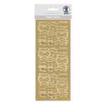 Ursus KREATIV STICKER 10x23CM,MOTIV 29,1ST.GOLD