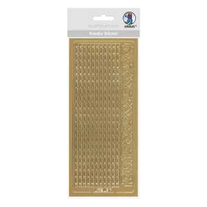 Ursus KREATIV STICKER 10x23CM,MOTIV 40,1ST.GOLD