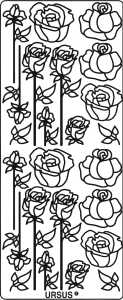 Ursus KREATIV STICKER 10x23CM,MOTIV 52,1ST.GOLD