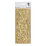 Ursus KREATIV STICKER 10x23CM,MOTIV 53,1ST.GOLD