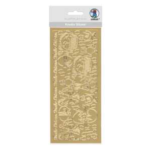 Ursus KREATIV STICKER 10x23CM,MOTIV 57,1ST.GOLD