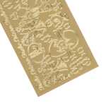 Ursus KREATIV STICKER 10x23CM,MOTIV 57,1ST.GOLD