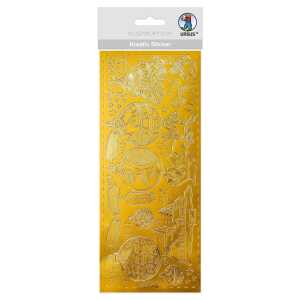 Ursus KREATIV STICKER 10x23CM,MOTIV 63,1ST.GOLD