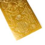 Ursus KREATIV STICKER 10x23CM,MOTIV 63,1ST.GOLD