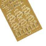 Ursus KREATIV STICKER 10x23CM,MOTIV 74,1ST.GOLD